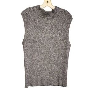 Vintage Reference Point II Sleeveless‎ Ribbed Sweater